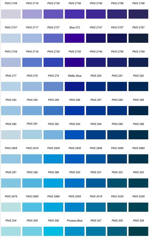 PMS Colors at Lannoye Emblems | Lannoye Emblems