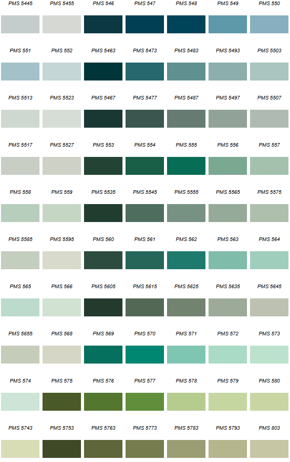 PMS Colors at Lannoye Emblems | Lannoye Emblems